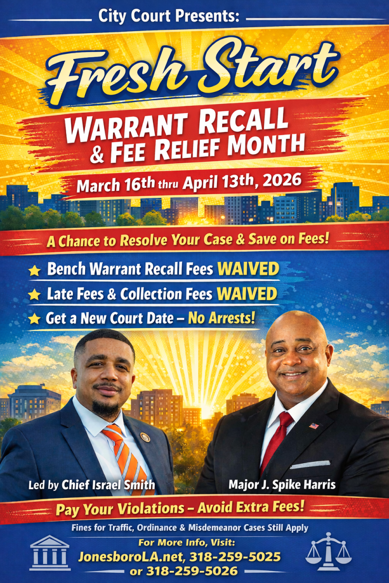Fresh Start - Warrant Recall & Fee Relief Month